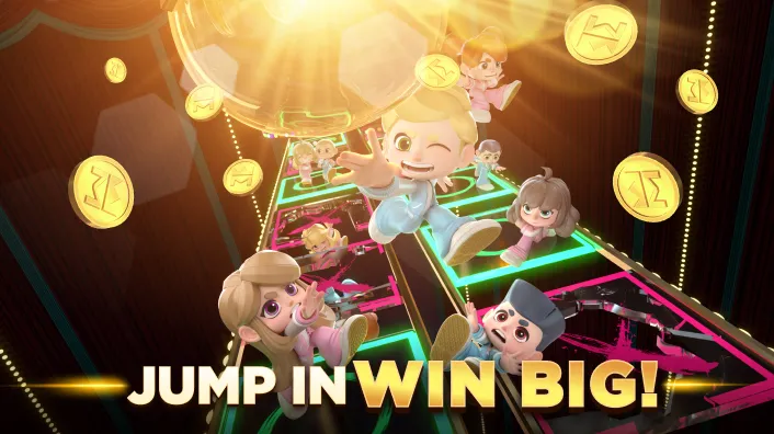 Live casino promotion with bonus chips and gold coins